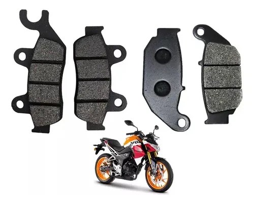 Juego de balatas delantero y trasero para Honda CB190R