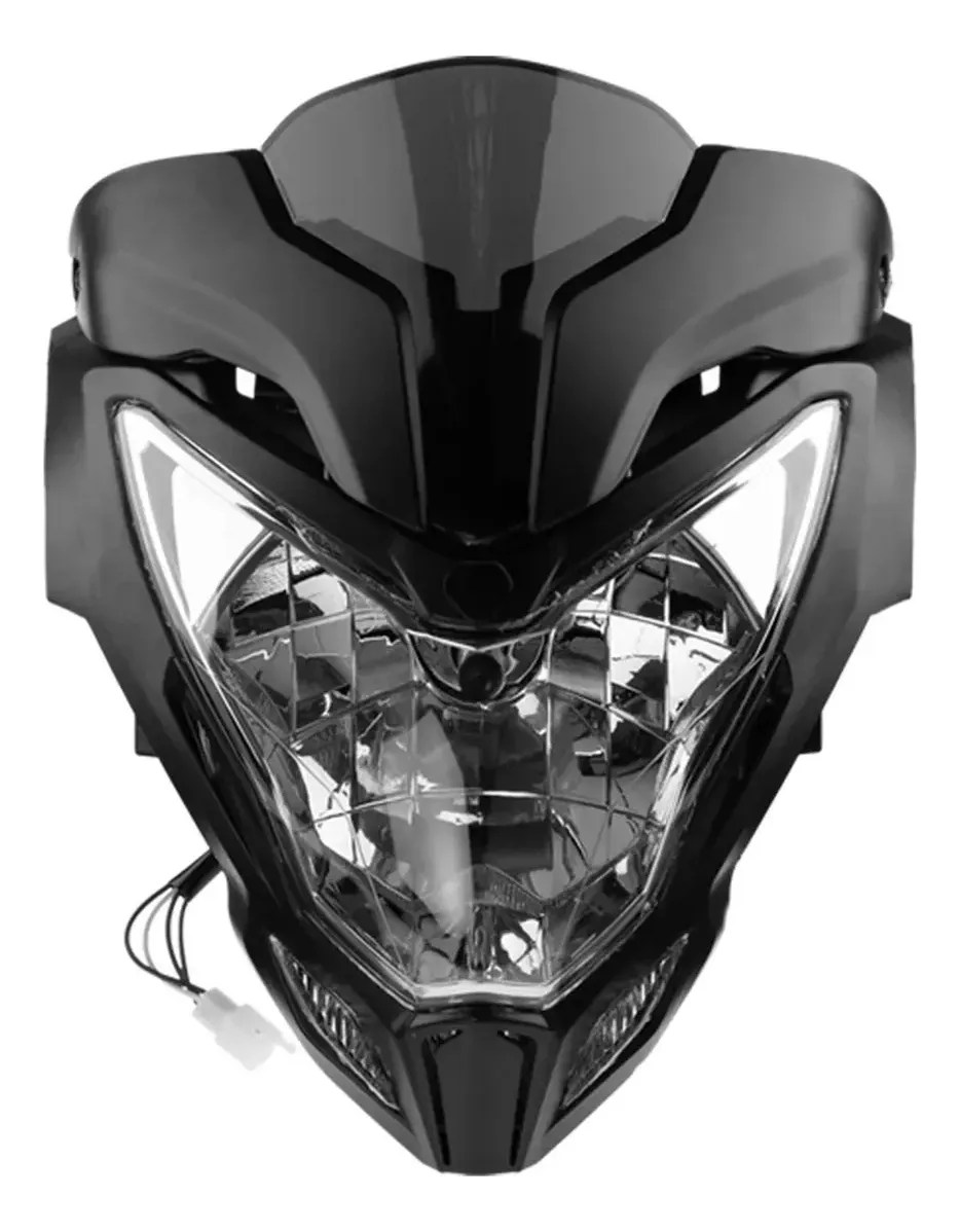Faro completo para Bajaj Pulsar NS200: bisel, conectores y medidas antes de&nbsp;comprar