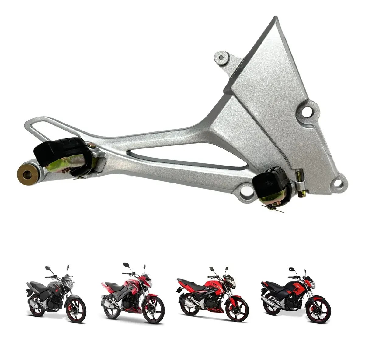 Soporte de posapié derecho para Italika FT180 FT200 DT200 y FT250