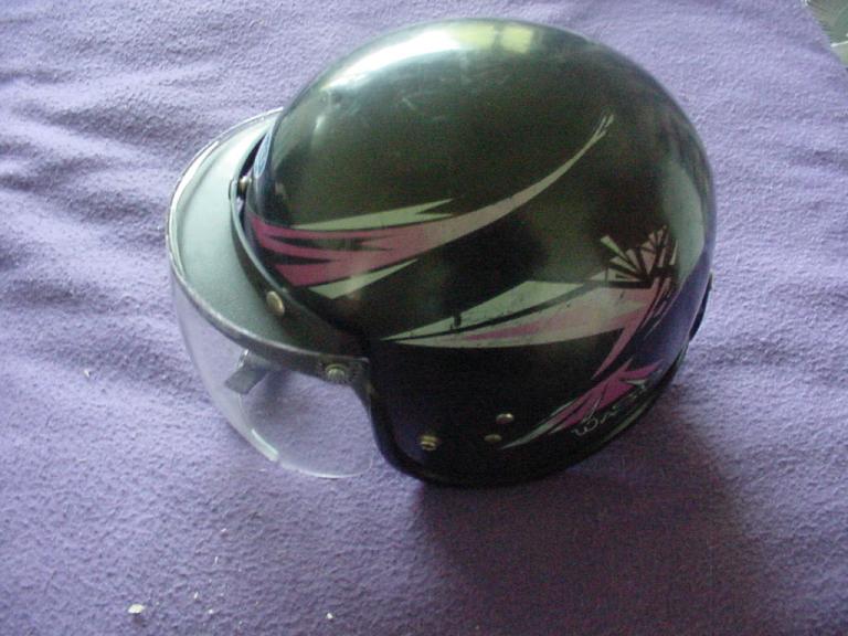 Visor de casco para comparar contorno y pines