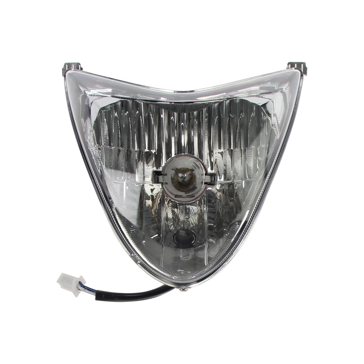 Faro Italika FT125 TS y FT150 TS: bisel, conector y montaje